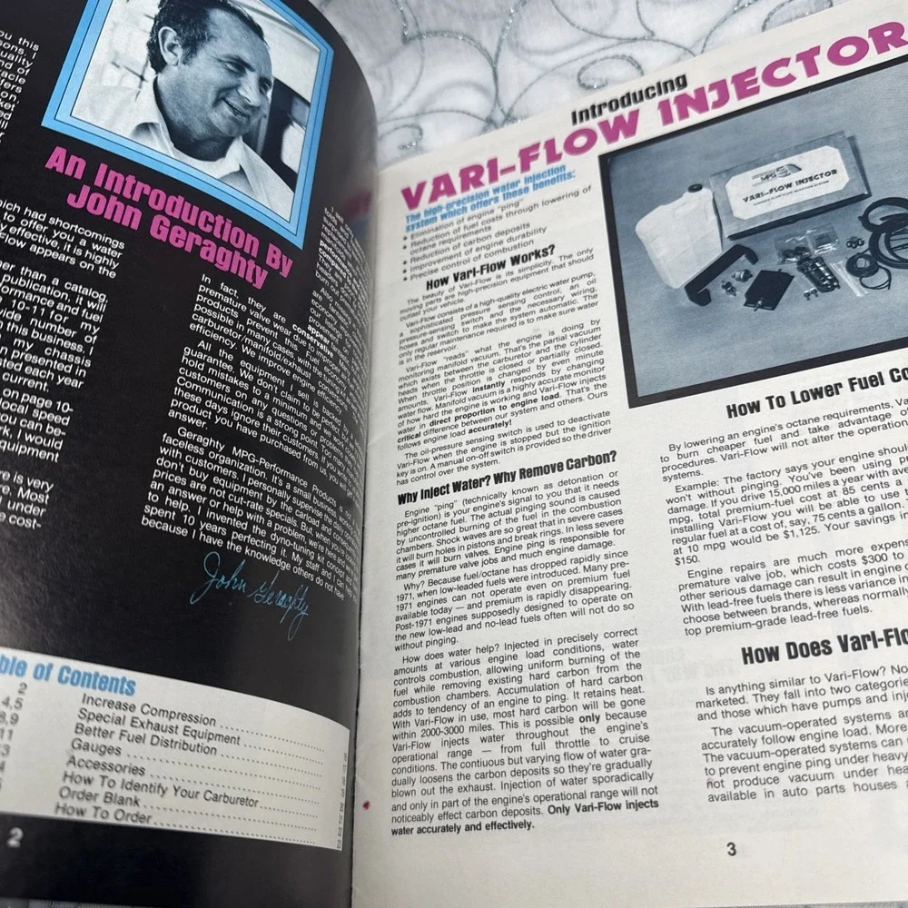 Vintage Geraghty MPG Performance Products Catalog‎ Vari-Flow Injector Hit Rod